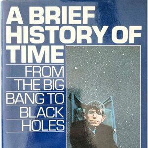 1988 A Brief History Of Time 1st Edition 2nd State w/Dust Jacket Hawking HC F22